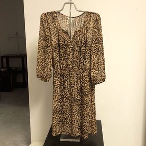 Charming Charlie Cheetah print dress